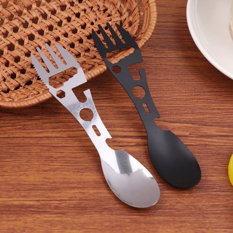 1/5Pcs 10 In 1 Camping Utensil - đánh giá và giá Bamboo Cutlery Travel