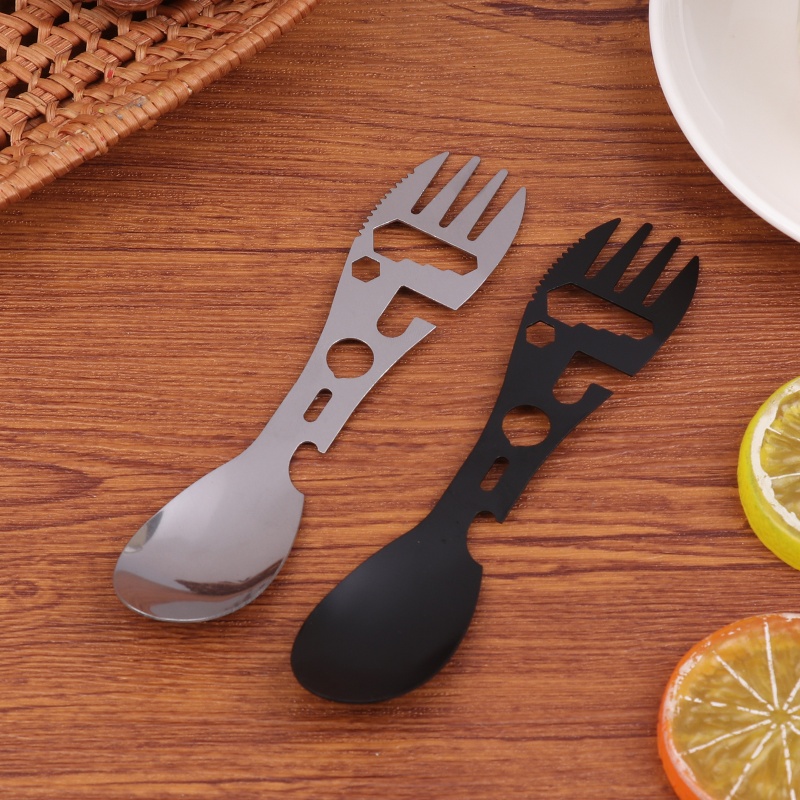 1/5Pcs 10 In 1 Camping Utensil - đánh giá và giá Bamboo Cutlery Travel