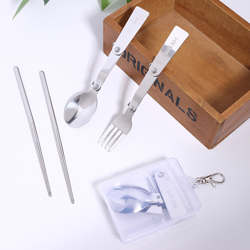 New 1Pc/3Pcs Portable Outdoor  - đánh giá và giá Bamboo Cutlery Travel
