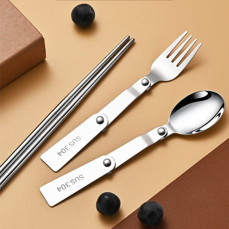 New 1Pc/3Pcs Portable Outdoor  - đánh giá và giá Bamboo Cutlery Travel