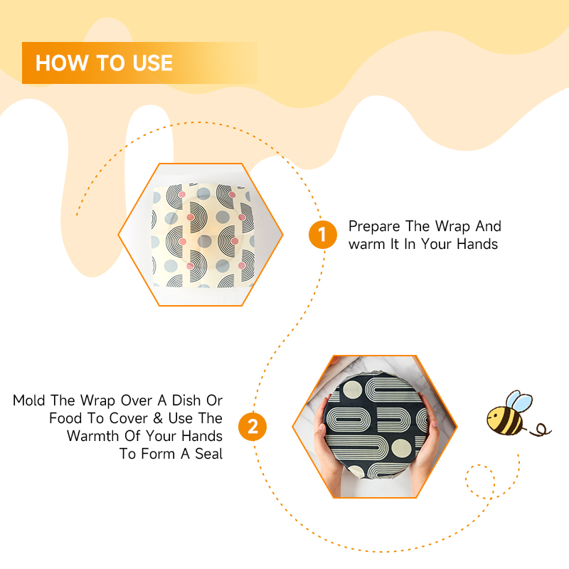 3 Sizes(S,M,L) Organic Beeswax - đánh giá và giá Beeswax Food Cover