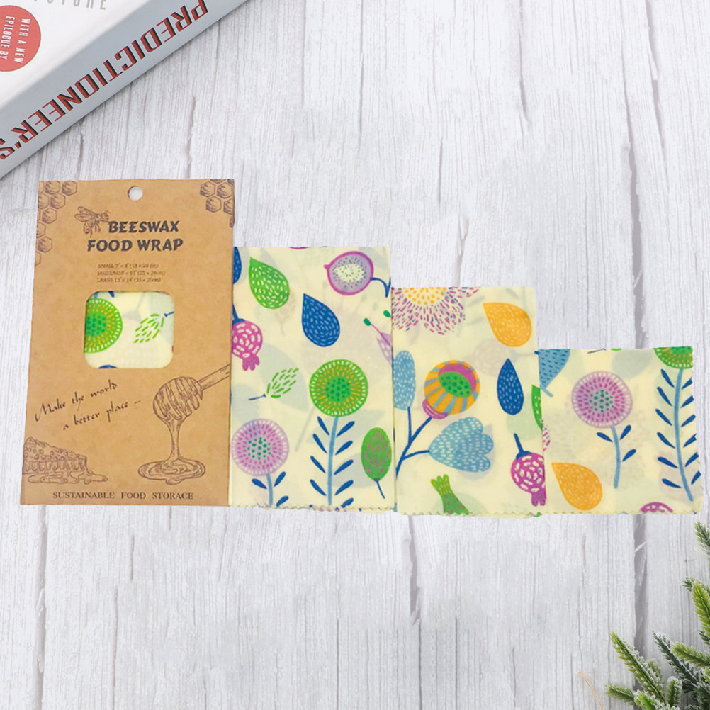 3pcs Beeswax Food Wraps Reusab - đánh giá và giá Beeswax Food Cover