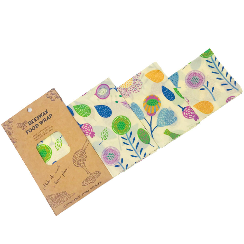 3pcs Beeswax Food Wraps Reusab - đánh giá và giá Beeswax Food Cover