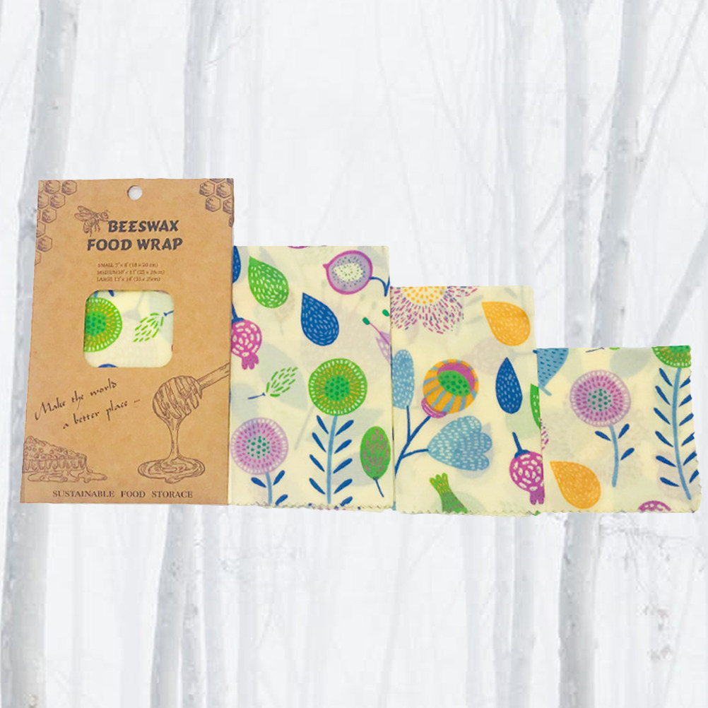 3pcs Beeswax Food Wraps Reusab - đánh giá và giá Beeswax Food Cover