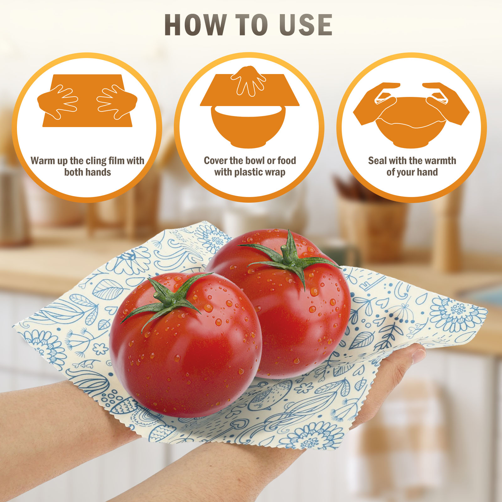 9 Pcs Organic Beeswax Wrap Reu - đánh giá và giá Beeswax Food Cover