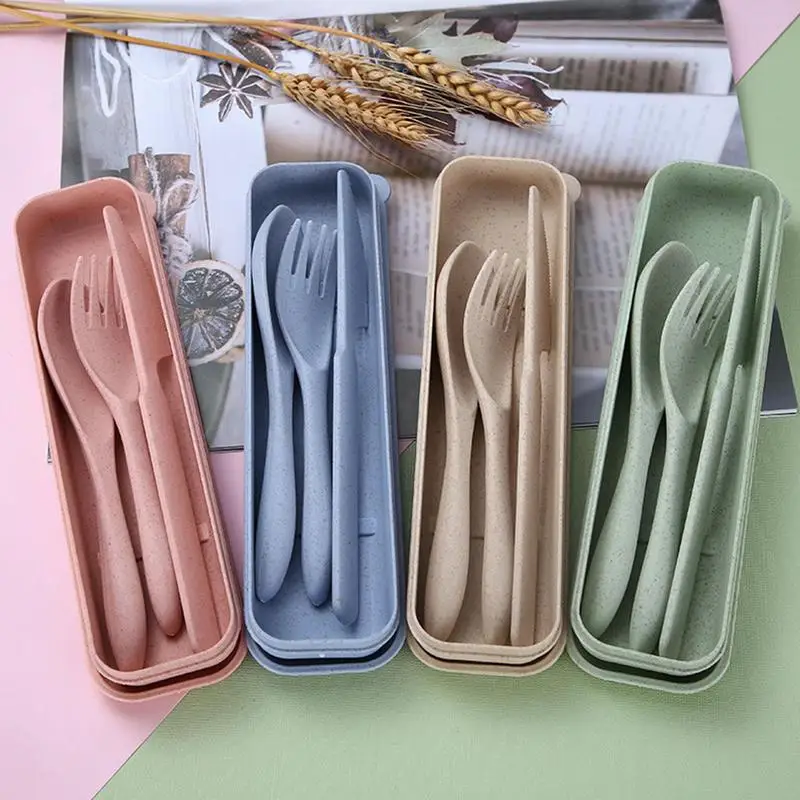 Travel Cutlery Set With Case S - đánh giá và giá Bamboo Cutlery Travel