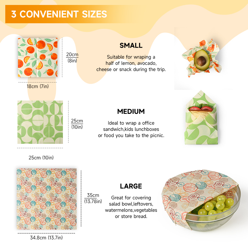 9Pack Reusable Beeswax Wraps,  - đánh giá và giá Beeswax Food Cover
