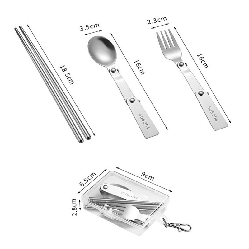 1Pc/3Pcs Portable Outdoor Cutl - đánh giá và giá Bamboo Cutlery Travel