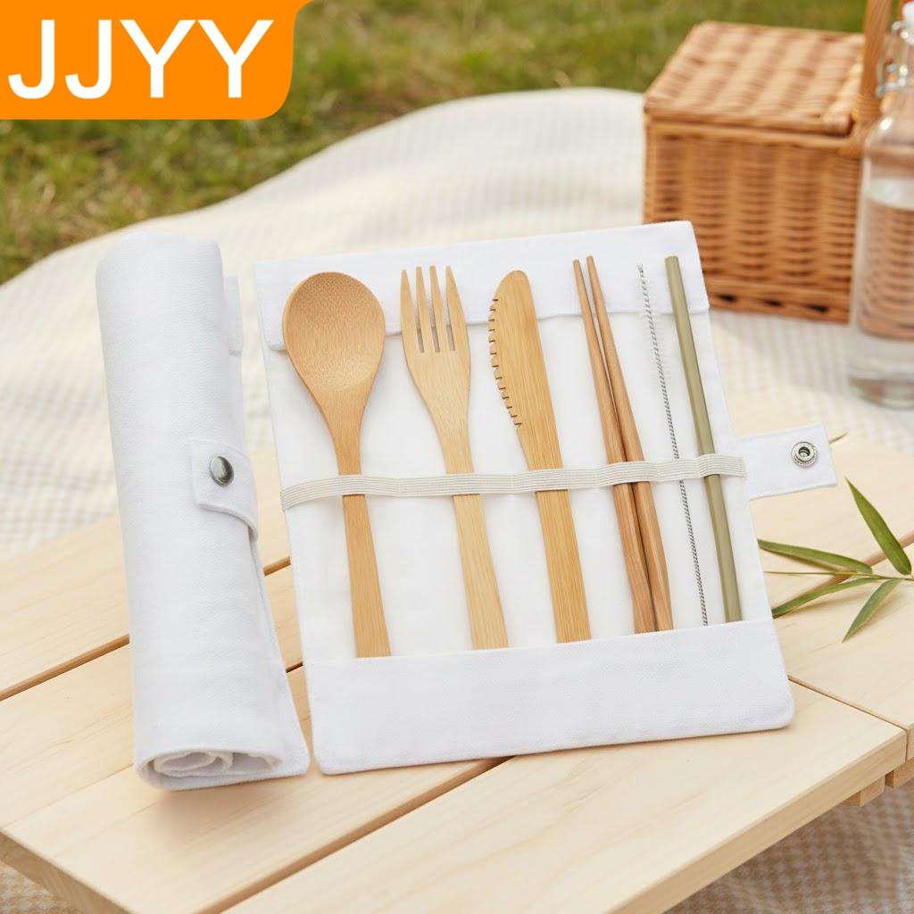 Bamboo Travel Cutlery Set Fork - đánh giá và giá Bamboo Cutlery Travel
