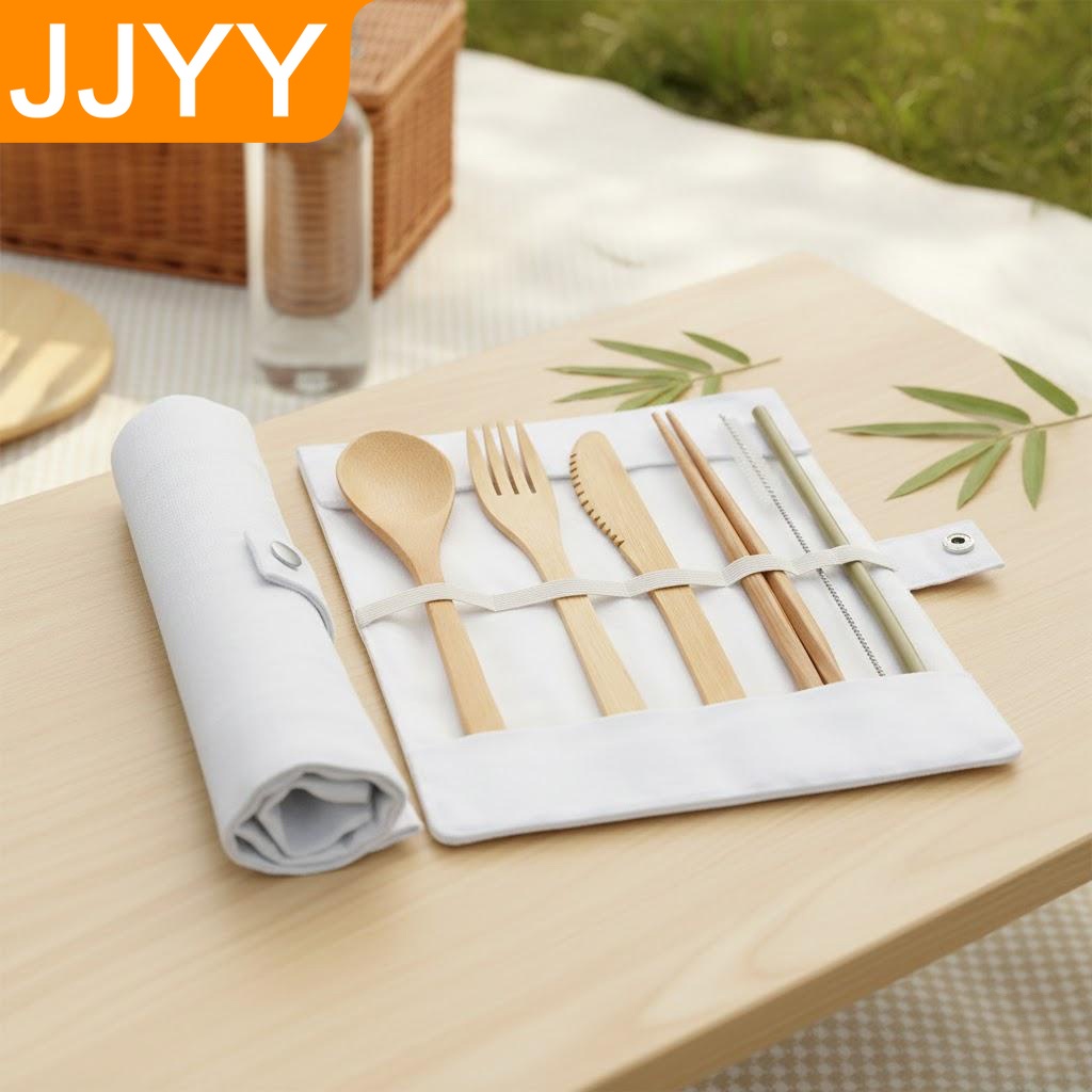 Reusable Bamboo Travel Cutlery - đánh giá và giá Bamboo Cutlery Travel
