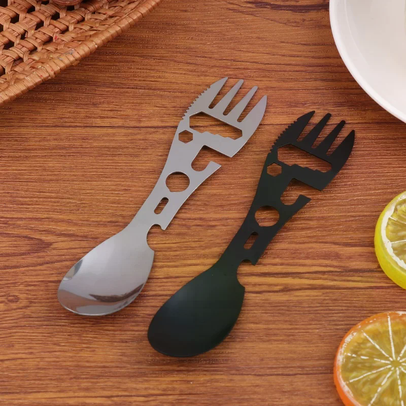 1/5Pcs 10 In 1 Camping Utensil - đánh giá và giá Bamboo Cutlery Travel