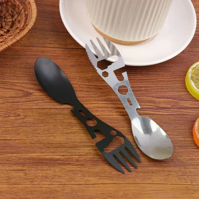1/5Pcs 10 In 1 Camping Utensil - đánh giá và giá Bamboo Cutlery Travel