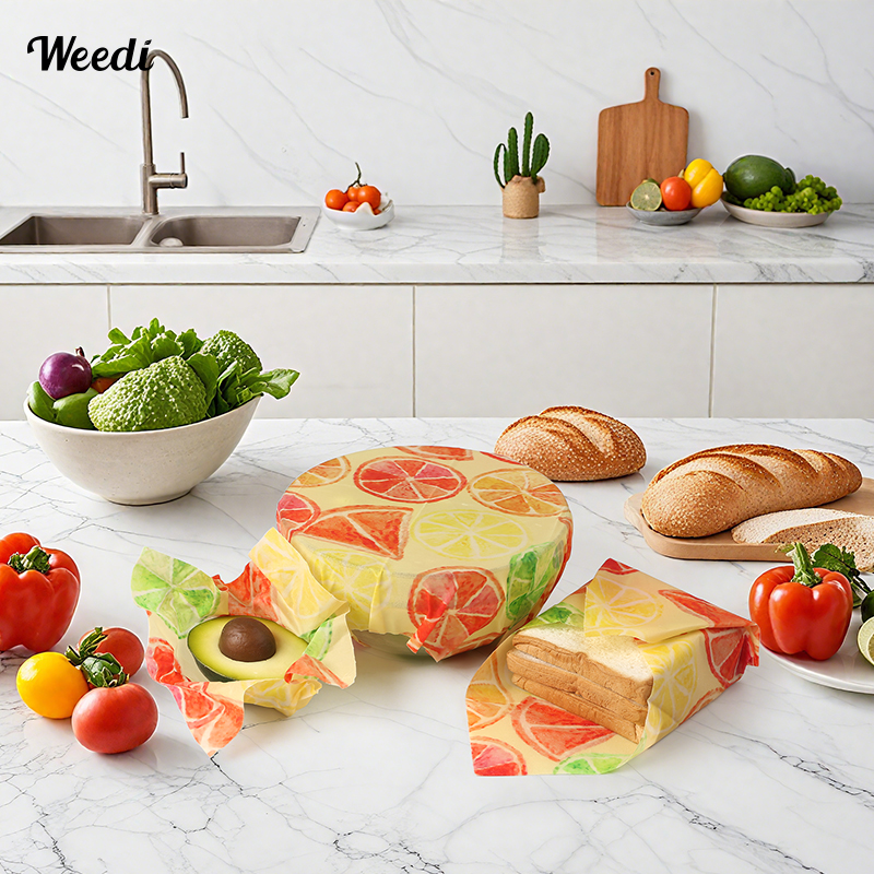 WEEDI 6PCS Plastic-Free Reusab - đánh giá và giá Beeswax Food Cover