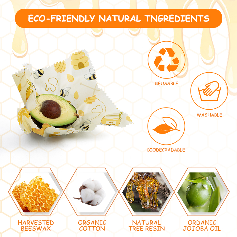 WEEDI 3Pack Reusable Beeswax W - đánh giá và giá Beeswax Food Cover