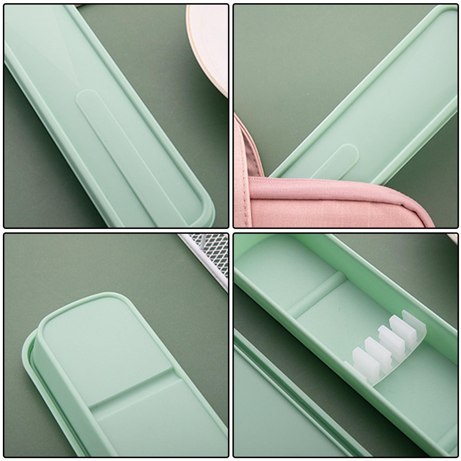 Portable Tableware Storage Box - đánh giá và giá Bamboo Cutlery Travel