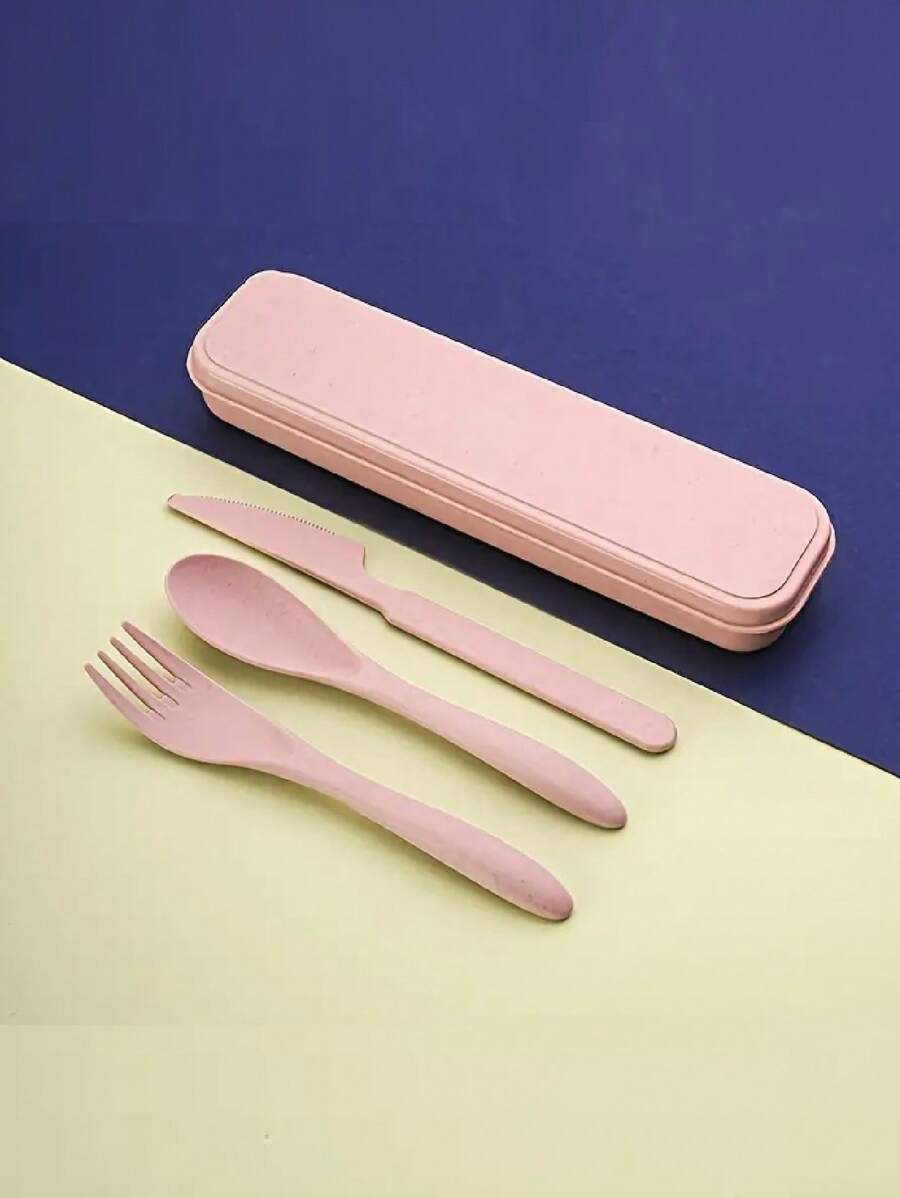 3Pcs Portable Reusable Cutlery - đánh giá và giá Bamboo Cutlery Travel
