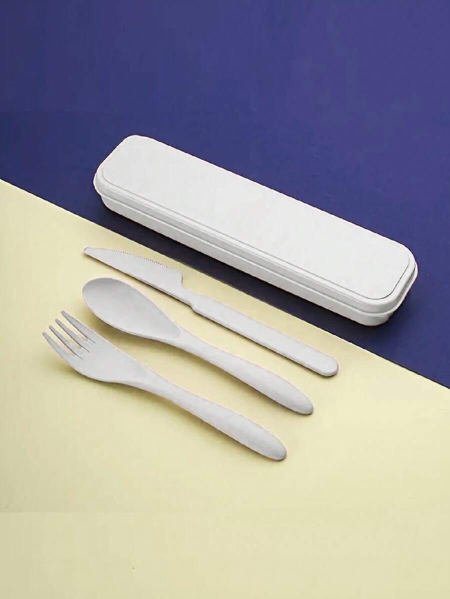 3Pcs Portable Reusable Cutlery - đánh giá và giá Bamboo Cutlery Travel