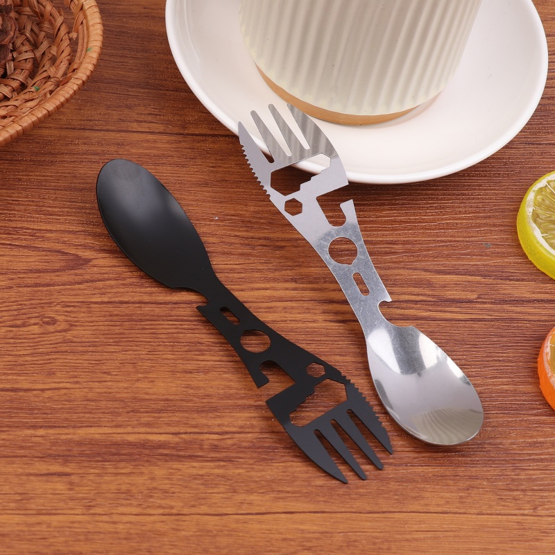 1/5Pcs 10-in-1 Stainless Steel - đánh giá và giá Bamboo Cutlery Travel