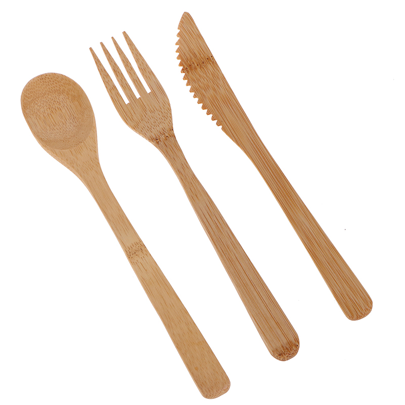1 Set Bamboo Travel Cutlery Se - đánh giá và giá Bamboo Cutlery Travel