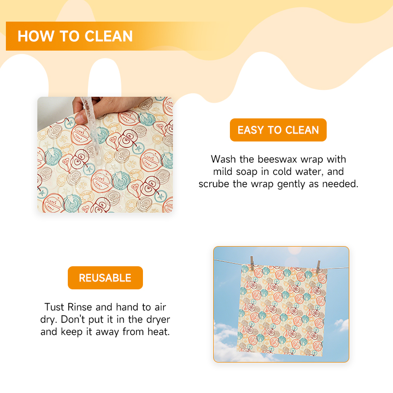 6pcs refrigerator freezing saf - đánh giá và giá Beeswax Food Cover